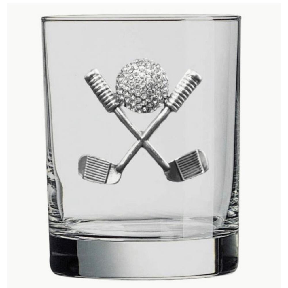 The Queen's Jewels Golf Clubs Double Glass NWT